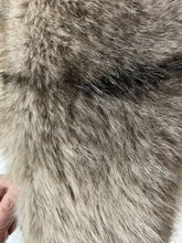 Load image into Gallery viewer, Fur Faux Mink Jacket Taupe