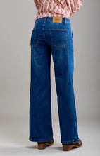 Load image into Gallery viewer, Roxy Stonewash Patch Pocket Stretch Wide Leg