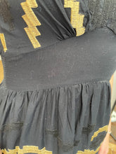 Load image into Gallery viewer, Cindy Embroidered Maxi Dress Black