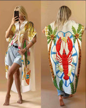 Load image into Gallery viewer, Florida/Lobster Printed Dress