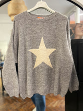 Load image into Gallery viewer, Star Jumper Grey/Beige