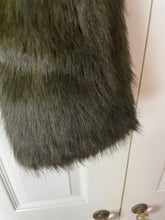Load image into Gallery viewer, Fur Faux Mink Jacket Olive