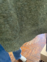 Load image into Gallery viewer, Orla Alpaca Frill Cuff Jumper Moss