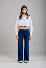 Load image into Gallery viewer, Roxy Indigo Pocket Stretch Wide Leg