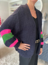 Load image into Gallery viewer, Hazel Chunky Cardigan Navy