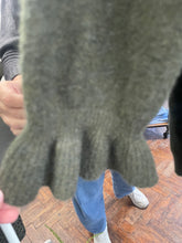 Load image into Gallery viewer, Orla Alpaca Frill Cuff Jumper Moss