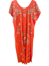 Load image into Gallery viewer, Elora Long Kaftan Dress Orange