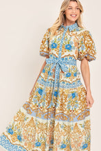 Load image into Gallery viewer, Beth Printed Woven Midi Shirt Dress