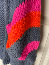 Load image into Gallery viewer, Hazel Chunky Cardigan Airforce Blue