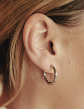 Load image into Gallery viewer, Silver Hoop Earrings - 1.5cm, Waterproof