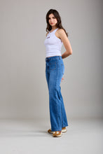Load image into Gallery viewer, Glenda Front Pocket Stretch Wide Leg Denim