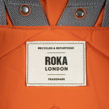 Load image into Gallery viewer, Roka Canfield B Burnt Orange Recycled Nylon Small Backpack