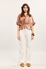 Load image into Gallery viewer, Glenda Front Pocket Stretch Wide Leg Off White