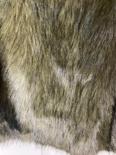 Load image into Gallery viewer, Fur Faux Mink Jacket Olive