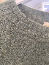 Load image into Gallery viewer, Orla Alpaca Frill Cuff Jumper Moss