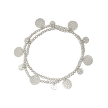 Load image into Gallery viewer, Silver Libra Coin Bracelet