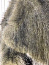 Load image into Gallery viewer, Fur Faux Mink Jacket Olive