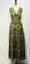 Load image into Gallery viewer, Cindy Embroidered Maxi Dress Khaki