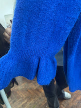 Load image into Gallery viewer, Orla Alpaca Frill Cuff Jumper Cobalt