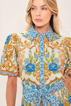 Load image into Gallery viewer, Beth Printed Woven Midi Shirt Dress