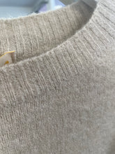 Load image into Gallery viewer, Orla Alpaca Frill Cuff Jumper Beige