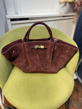 Load image into Gallery viewer, Sienna Suede Bag Burgandy