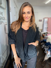 Load image into Gallery viewer, Naya Needlecord Jacket Black
