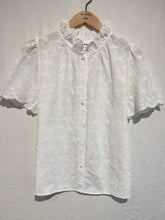 Load image into Gallery viewer, Isidore Embroidered Blouse White
