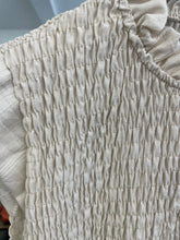 Load image into Gallery viewer, Sofia Shirred Top Beige
