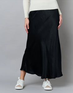 Sable Slinky Skirt Black