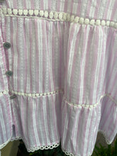 Load image into Gallery viewer, Mary Tiered Stripe Insert Top Pink
