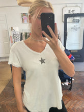 Load image into Gallery viewer, Astra Glitter Star T-Shirt Beige
