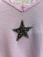 Load image into Gallery viewer, Astra Glitter Star T-Shirt Pale Pink
