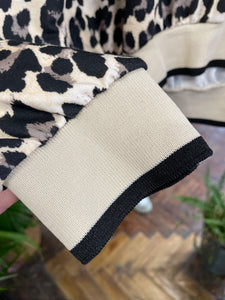 Bolt Leopard Sweat Black/Grey Leopard