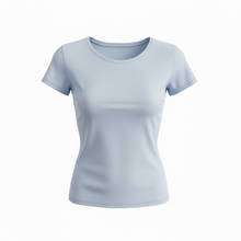 Load image into Gallery viewer, Billie Cap Sleeve T-Shirt Pale Blue
