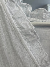 Load image into Gallery viewer, Washed Linen Frill Waistcoat White
