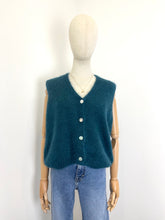 Load image into Gallery viewer, Mae Mohair Button Tank Petrol
