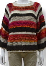 Load image into Gallery viewer, Kira Textured Stripe Jumper Oatmeal
