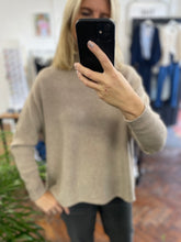 Load image into Gallery viewer, Tammy Ribbed Turtle Neck Jumper Oatmeal
