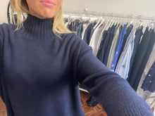 Load image into Gallery viewer, Tammy Ribbed Turtle Neck Jumper Navy
