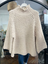 Load image into Gallery viewer, Fara Chunky Funnel Neck Jumper Cream

