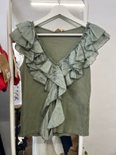 Load image into Gallery viewer, Naya Frill Vest Khaki
