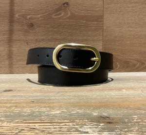 Leah Leather Belt Black