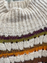 Load image into Gallery viewer, Rowan Textured Stripe Jumper Cream
