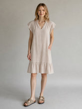 Load image into Gallery viewer, Suri Cheesecloth Insert Dress Stone
