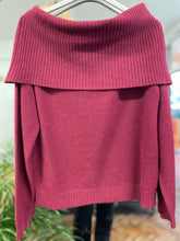 Load image into Gallery viewer, Ivy Cowl Neck Jumper Bordeaux
