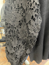 Load image into Gallery viewer, Rina Lace Sleeve Jumper Black
