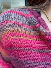 Load image into Gallery viewer, Blanca Striped Cardigan Reds
