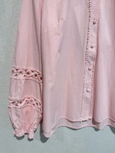 Load image into Gallery viewer, Aurora Lace Insert Blouse Pink
