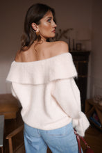Load image into Gallery viewer, Lottie Cream Frill Cuff Jumper
